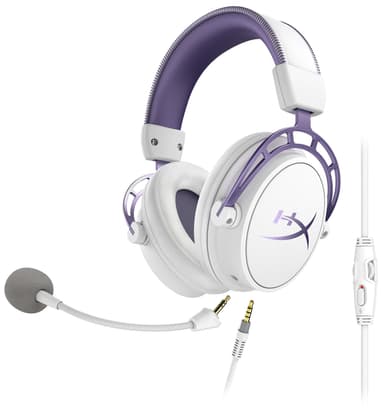 HyperX Cloud Alpha pro gaming headset Twitch purple