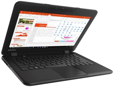 Lenovo 100e Chromebook 11,6" bærbar computer (sort)