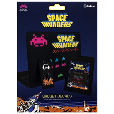Paladone Space Invaders gadget mærkater