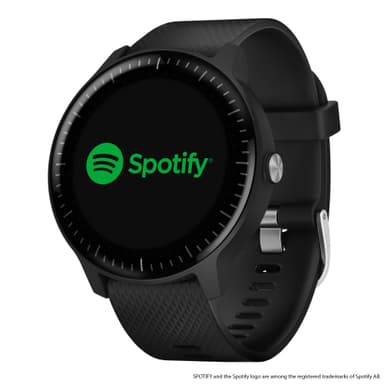 Garmin Vivoactive 3 Music sportsur (sort/stål)