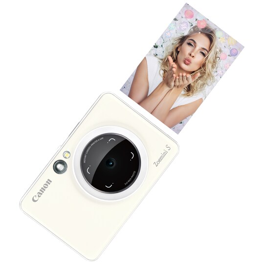 Canon Zoemini S instant-kamera (pearl white)