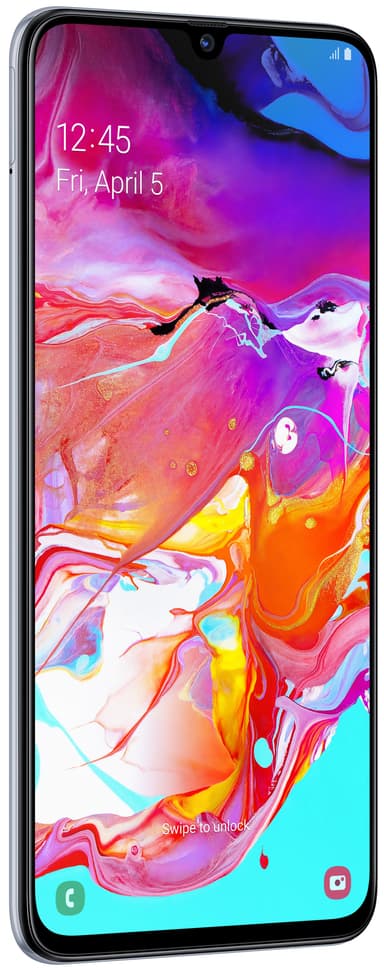 Samsung Galaxy A70 smartphone (hvid)