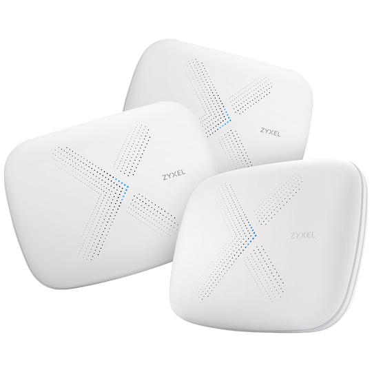 Zyxel Multy X AC3000 WiFi mesh nodes (3-pak)