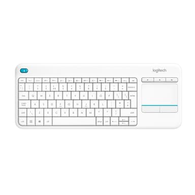 Logitech Wireless Touch tastatur K400 Plus (hvid)