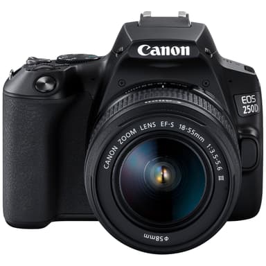 fange Devise Overvåge Canon EOS 250D DSLR kamera + EF-S 18-55 mm III objektiv | Elgiganten