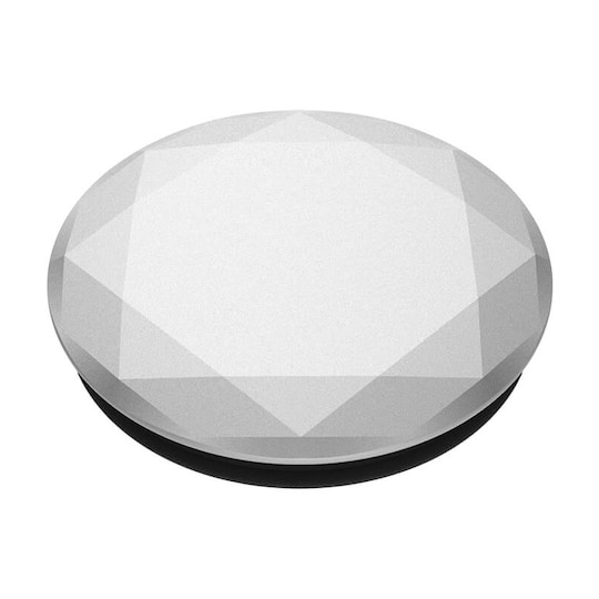 Popsockets greb til mobilenhed (metallic diamond silver)
