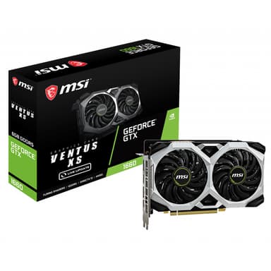 MSI GeForce GTX 1660 Ventus XS OC grafikkort 6G