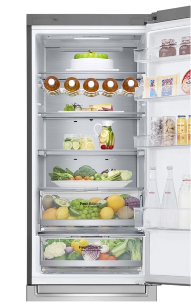 Lg Kolefryseskab Gbb92staxp Stal Kolefryseskab Elgiganten