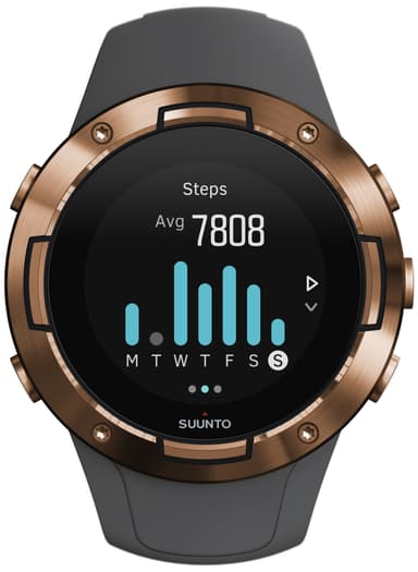Suunto 5 GPS sportsur (graphite copper)