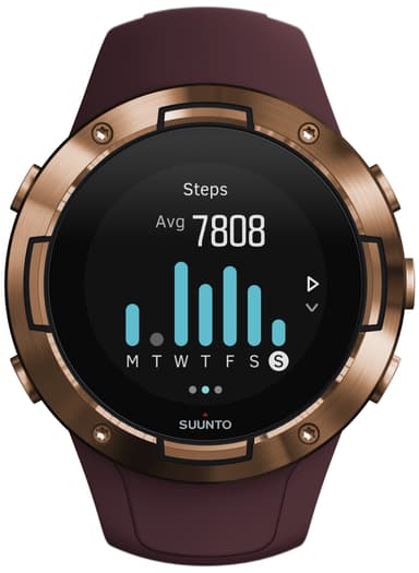 Suunto 5 GPS sportsur (burgundy copper)