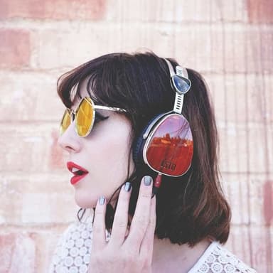 LSTN Troubadour hovedtelefoner Cherry
