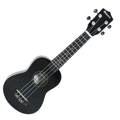 DiMavery UK-200 Ukulele, Sopran, Sort