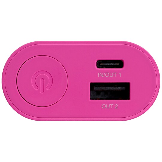 Goji 6700 mAh USB-C powerbank (pink)