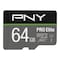 PNY PRO Elite Micro SDXC U3 V30 hukommelseskort 64 GB
