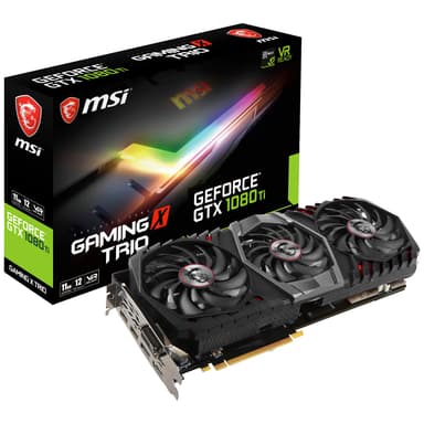 Skæbne øverst hvordan man bruger MSI GeForce GTX 1080 Ti Gaming X Trio grafikkort 11G | Elgiganten