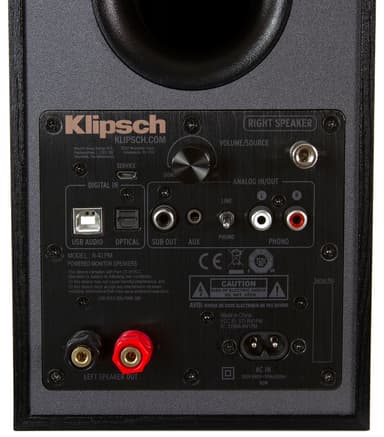 Klipsch R-41PM aktive højttalere - par (sort)