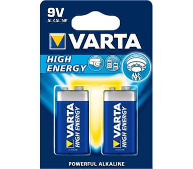 Varta Longlife Power 9V-batterier (2-pak)