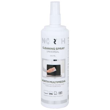 North skærmrengøringsspray med klud (250 ml)