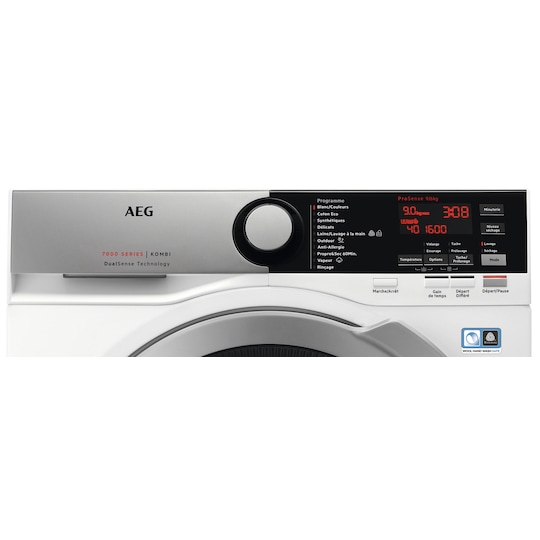 AEG 7000 serie vaskemaskine/tørretumbler L7WEG963E