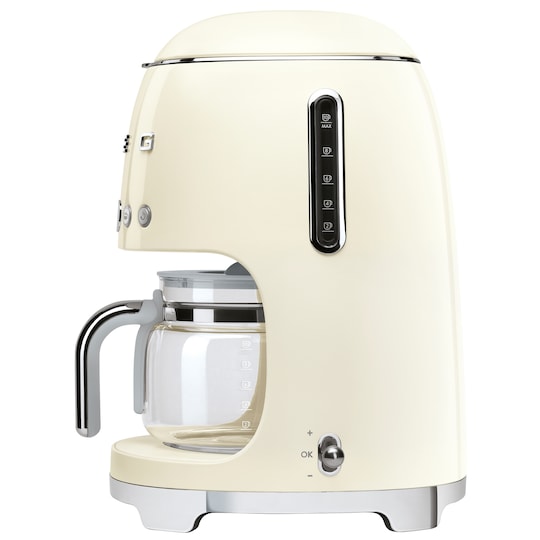 Smeg 50 s Style kaffemaskine DCF02CREU  (creme)