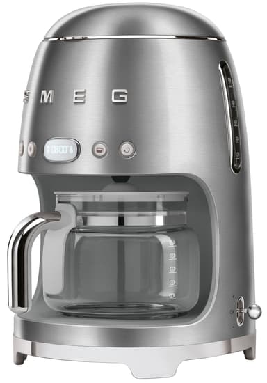 Smeg 50's Style kaffemaskine DCF02SSEU (stål)