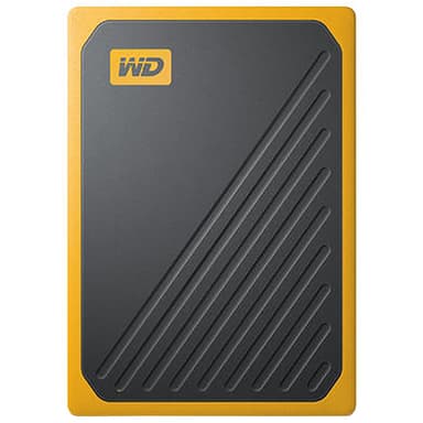 WD My Passport GO bærbar SSD 500 GB (sort/gul)