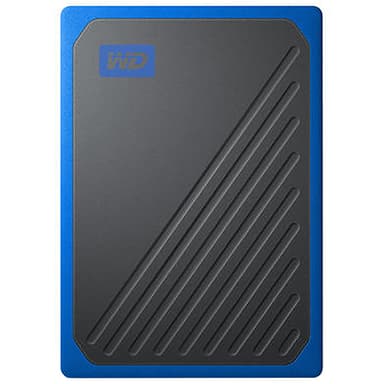 WD My Passport GO bærbar SSD 1 TB (sort/blå)