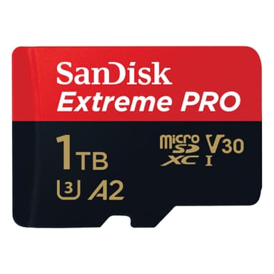 SanDisk MicroSDXC Extreme Pro 1 TB hukommelseskort