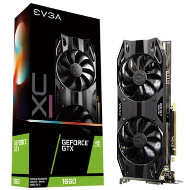 EVGA GeForce GTX 1660  XC Ultra Gaming grafikkort 6G