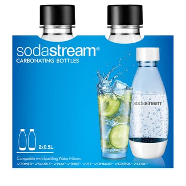 SodaStream Fuse PET-flasker 2 x 0,5 liter