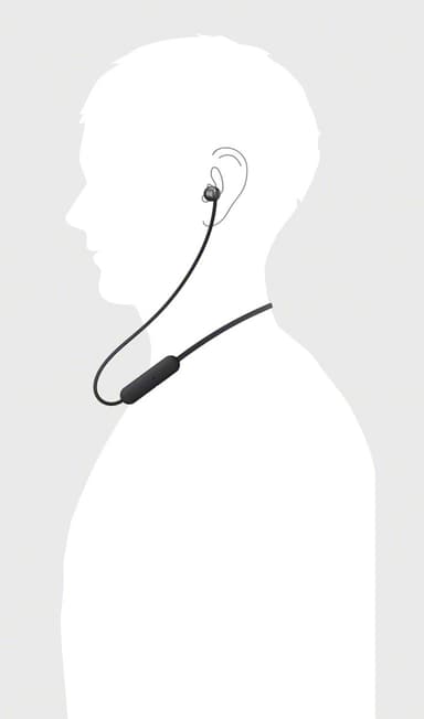 Sony WI-C310 trådløse in-ear høretelefoner (sort)