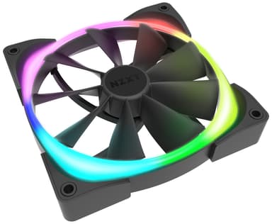 NZXT Aer RGB v2 blæser 120 mm dobbelt sæt med Hue 2 controller