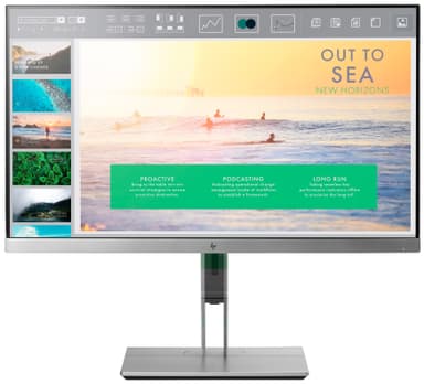 HP EliteDisplay E233 23" skærm (sølv)