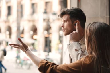 Sony trådløse in-ear høretelefoner WF-1000XM3 (sort)