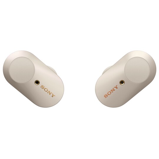 Sony trådløse in-ear høretelefoner WF-1000XM3 (sølv)