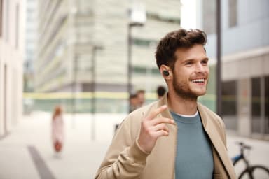 Sony trådløse in-ear høretelefoner WF-1000XM3 (sort)