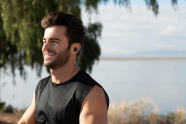 JBL Reflect Flow ægte trådløse in-ear hovedtelefoner (sort)