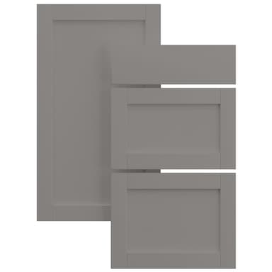 Epoq Shaker skuffefront 40x18 (Steel Grey)