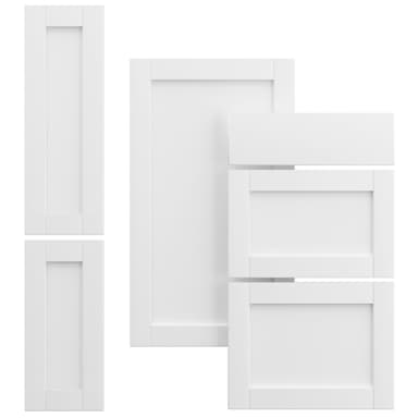 Epoq Shaker skuffefront 60x26 (Classic White)