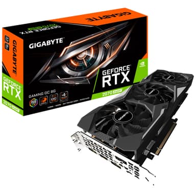 Gigabyte GeForce RTX 2070 Super Gaming OC grafikkort 8G