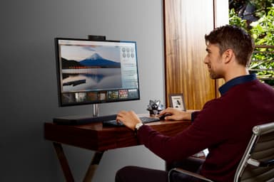 HP Envy 27-b110no 27" all-in-one stationær computer (grå)