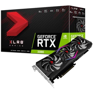 PNY GeForce RTX 2080 XLR8 OC Triple grafikkort 8G
