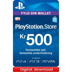 PlayStation Wallet Top-up 500 DKK