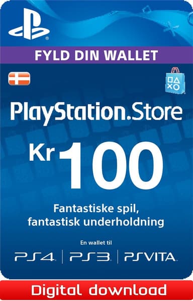 Bliv ophidset Installation overtale PlayStation Store PSN gavekort 100 DKK | Elgiganten