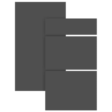 Epoq Trend skuffefront 40x18 (graphite)