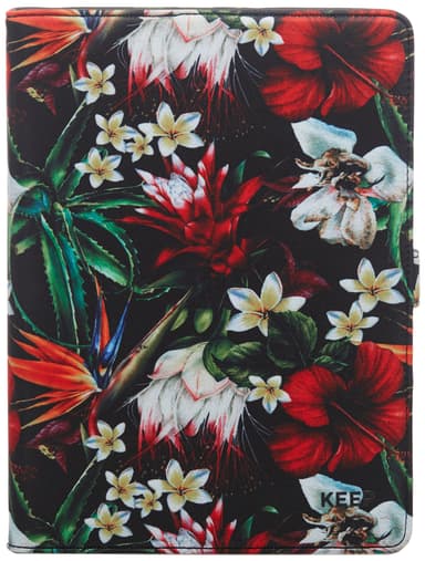 KEEP Universal tabletcover til op til 10" (tropical flower)
