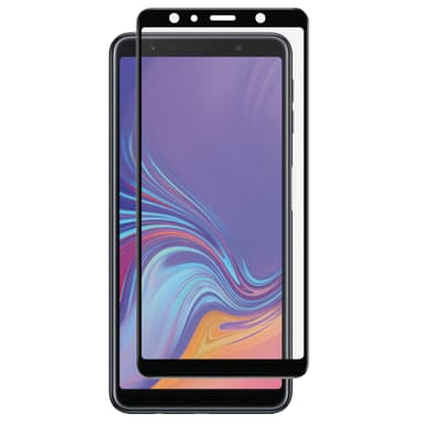 Panzer Full-Fit Samsung Galaxy A7 2018 skærmbeskytter (sort)