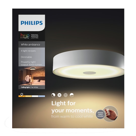 Philips Hue White ambiance Fair loftslampe (hvid)