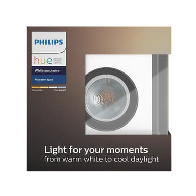 Philips Hue White ambiance Milliskin spotlight udv.