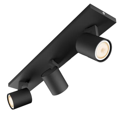 Philips Hue White ambiance Runner tredobbelt spotlight (sort)